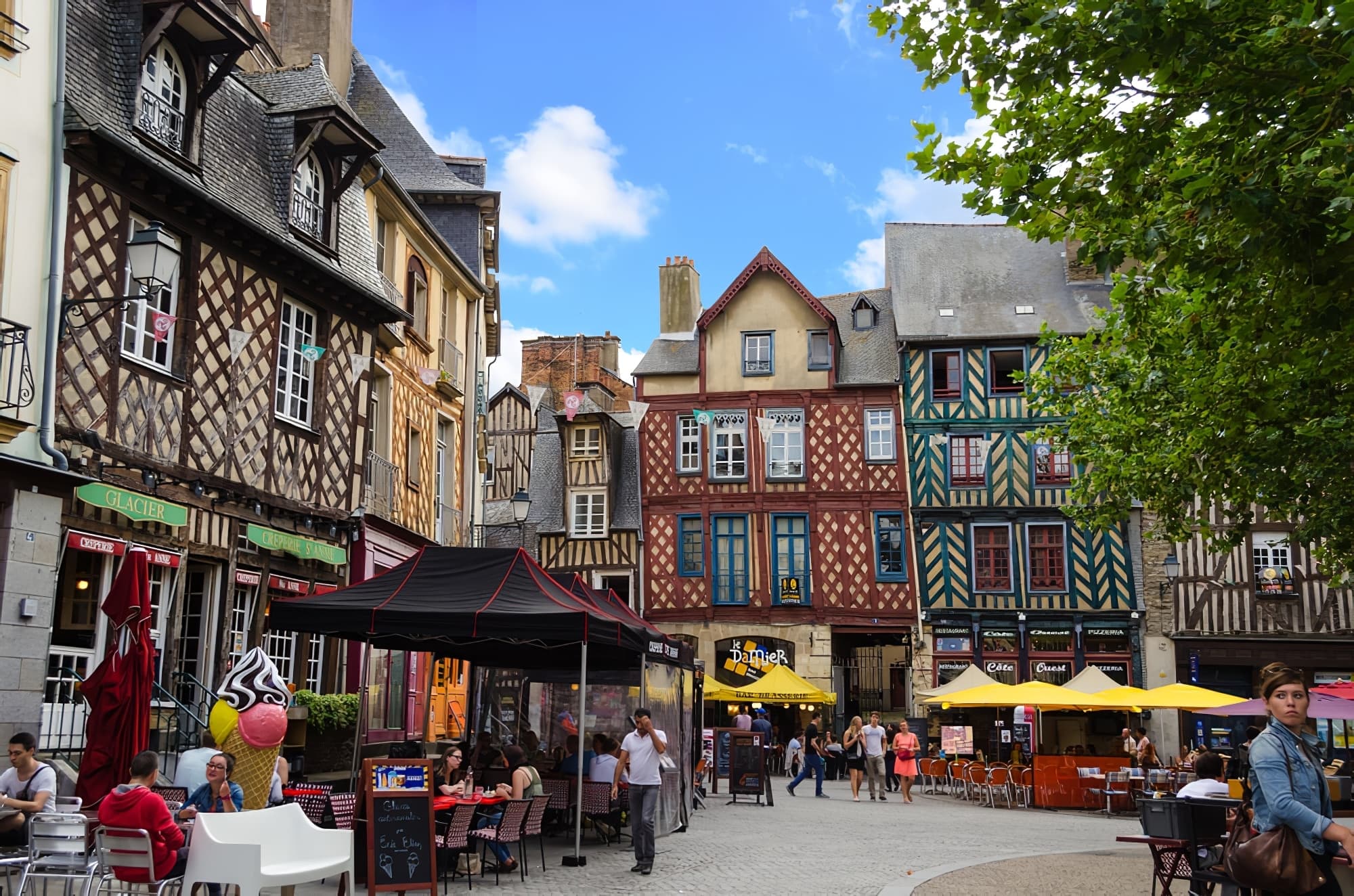 Cœur historique de la capitale bretonne