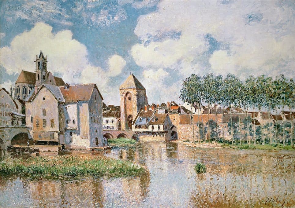 Traces de Sisley le long du Loing