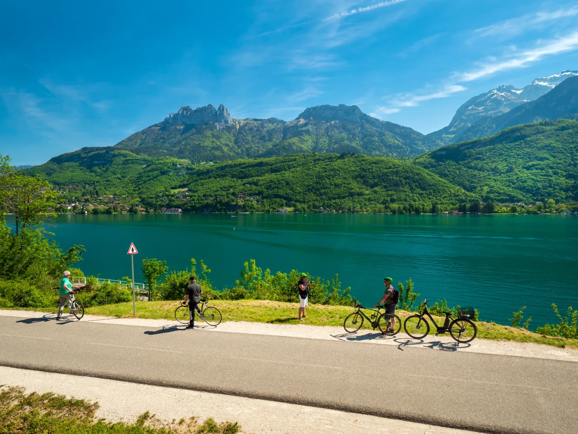 Tour du lac d'Annecy à vélo