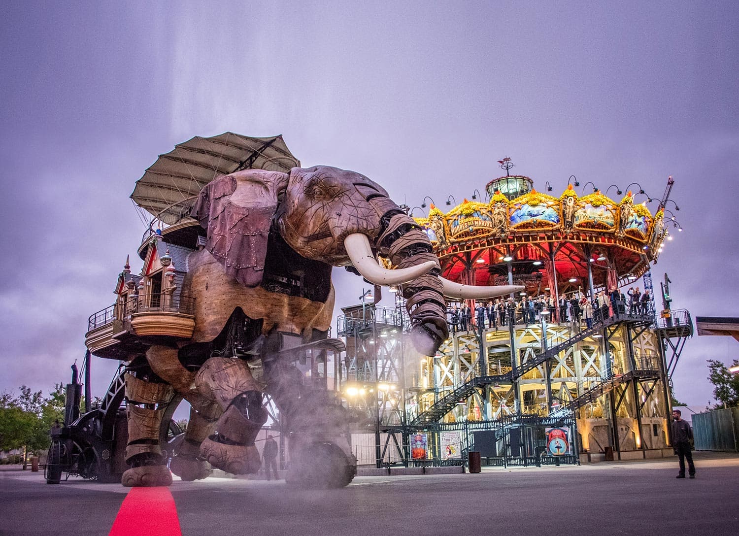 Le Grand Éléphant des Machines de l'Île à Nantes